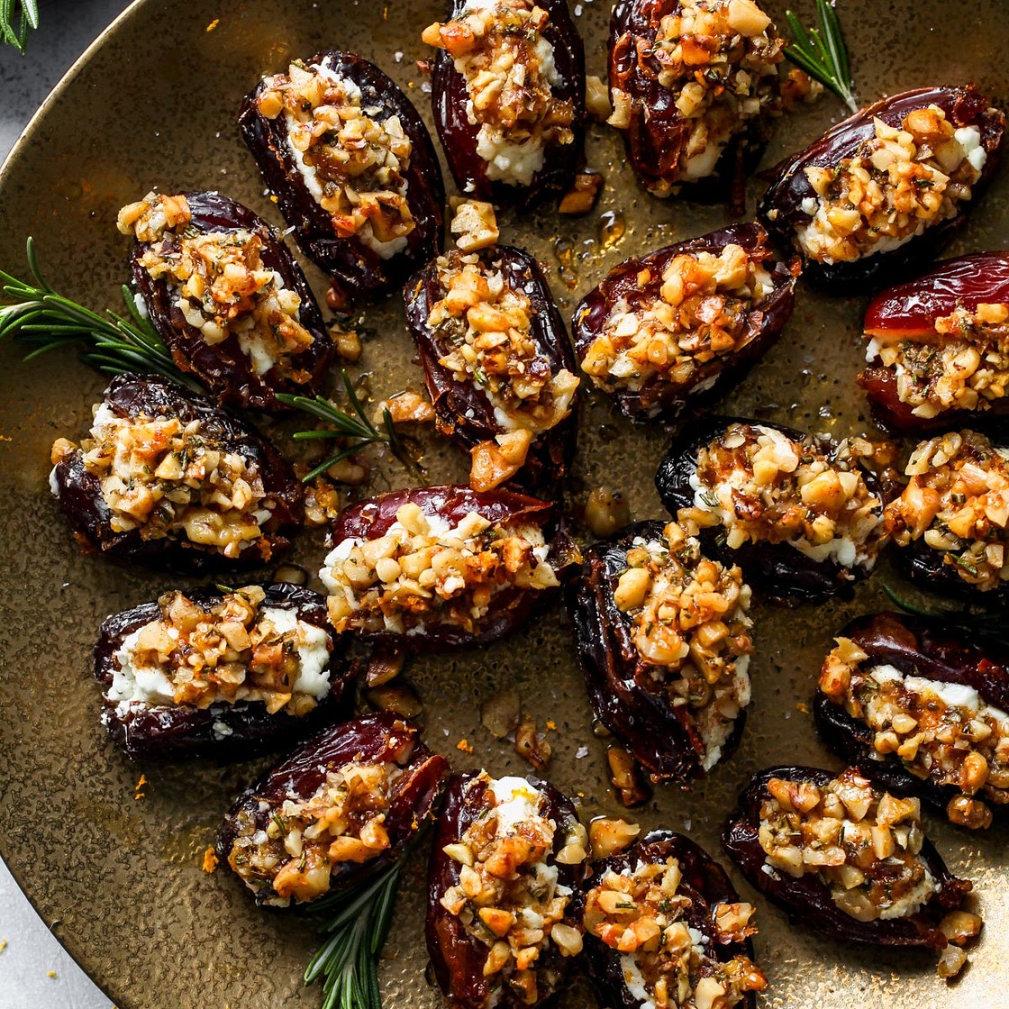 Roasted Stuffed Dates