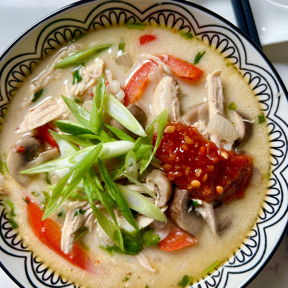Coconut Chicken Noodle Soup