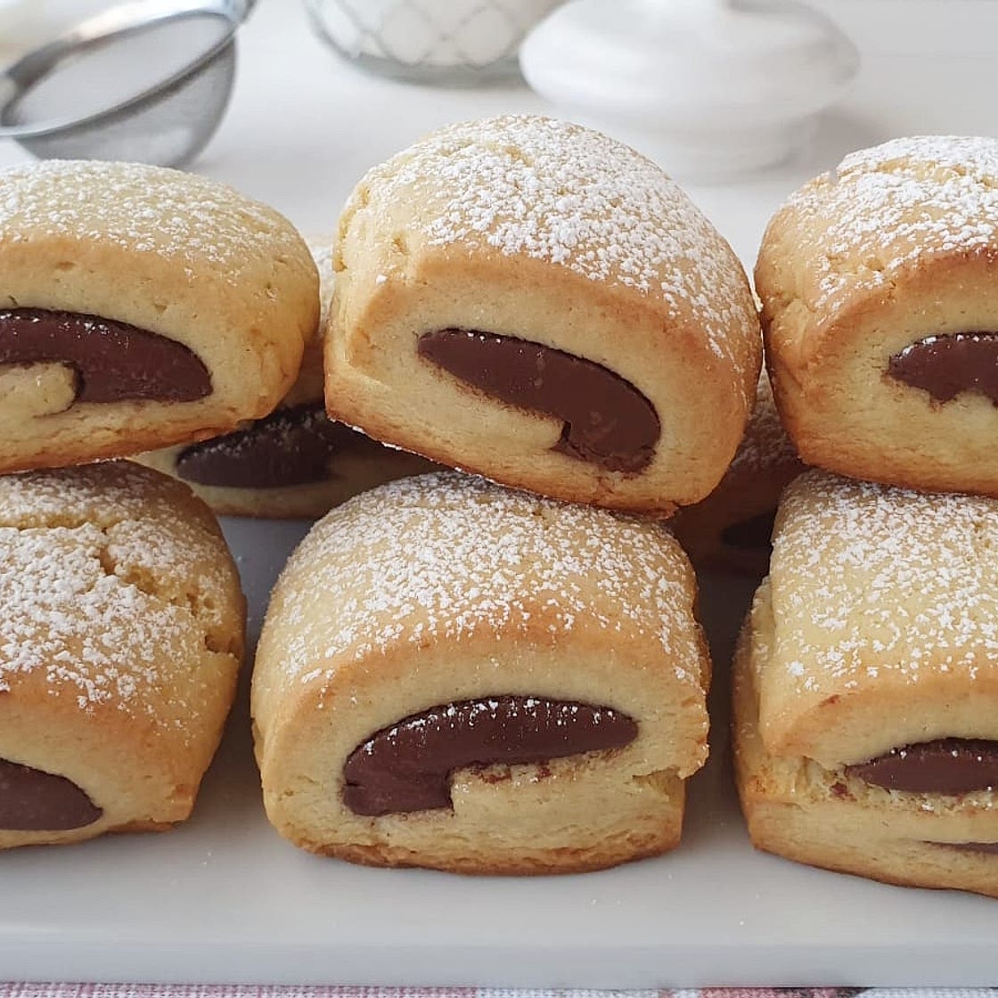 Dolce biscotto nascosto alla Nutella