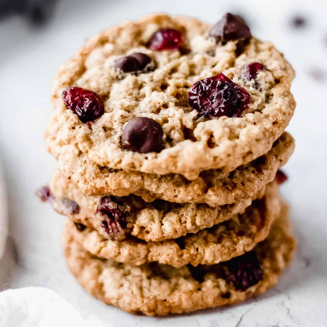 Cranberry Chocolate Chip Oatmeal Cookies