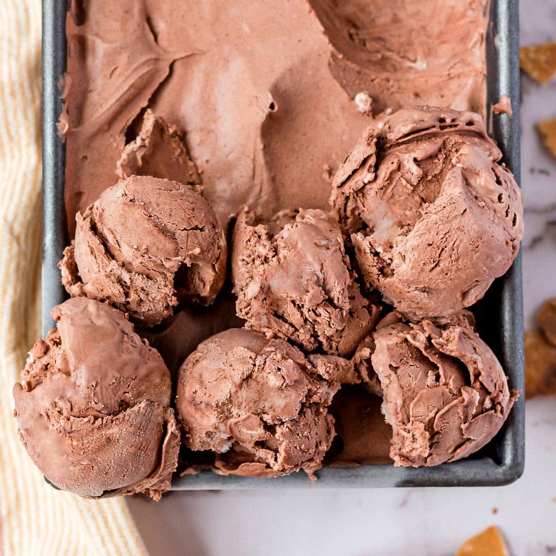 No-Churn Chocolate Ice Cream