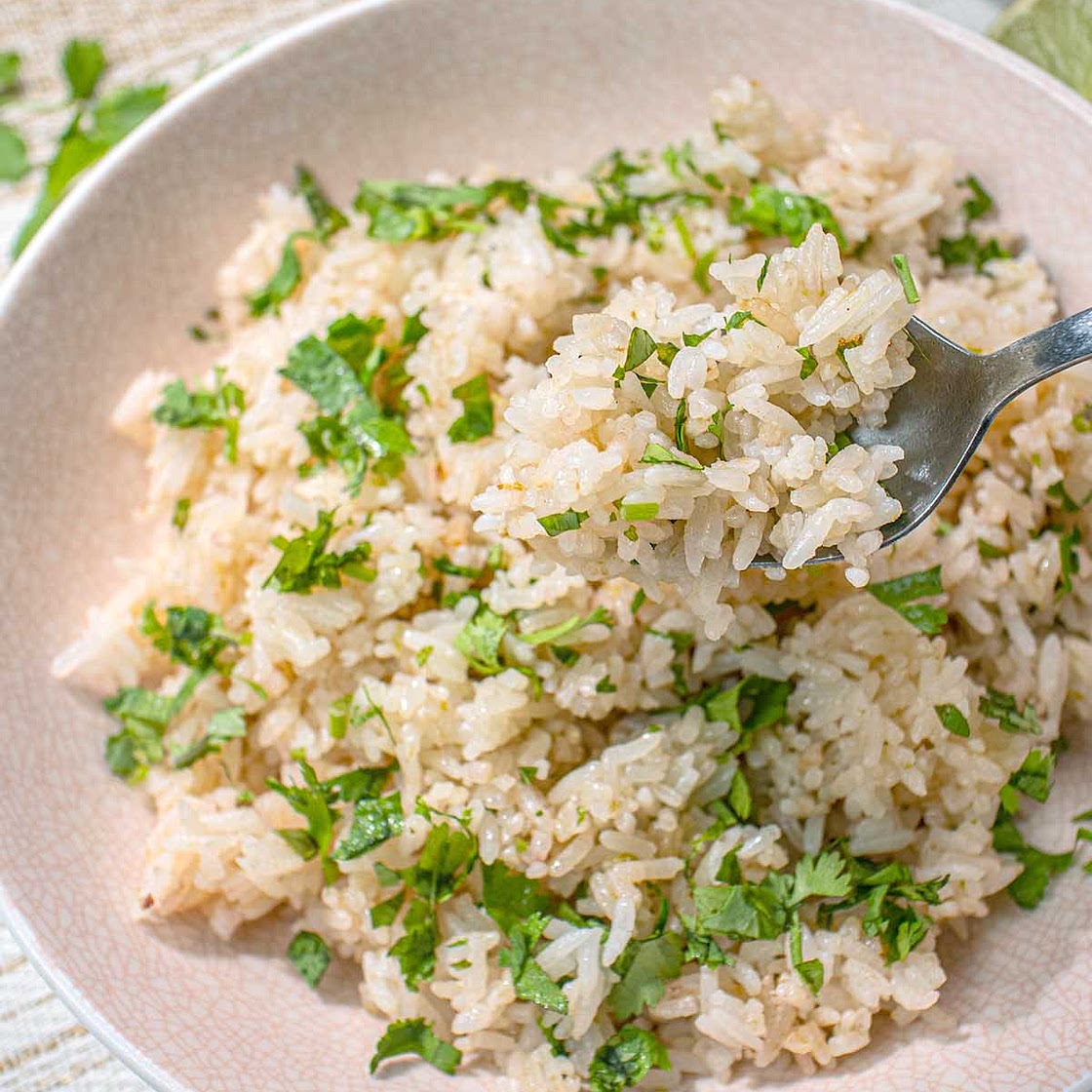 Cilantro Lime Rice (Rice Cooker)