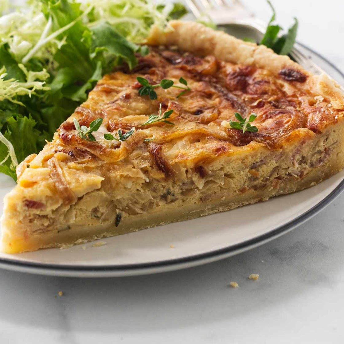 Alsace Onion Tart (Tarte à l’Oignon)