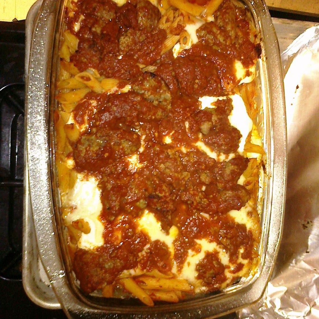 Italian Sausage Baked Ziti