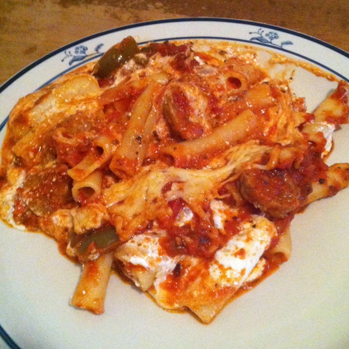 Italian Sausage Baked Ziti