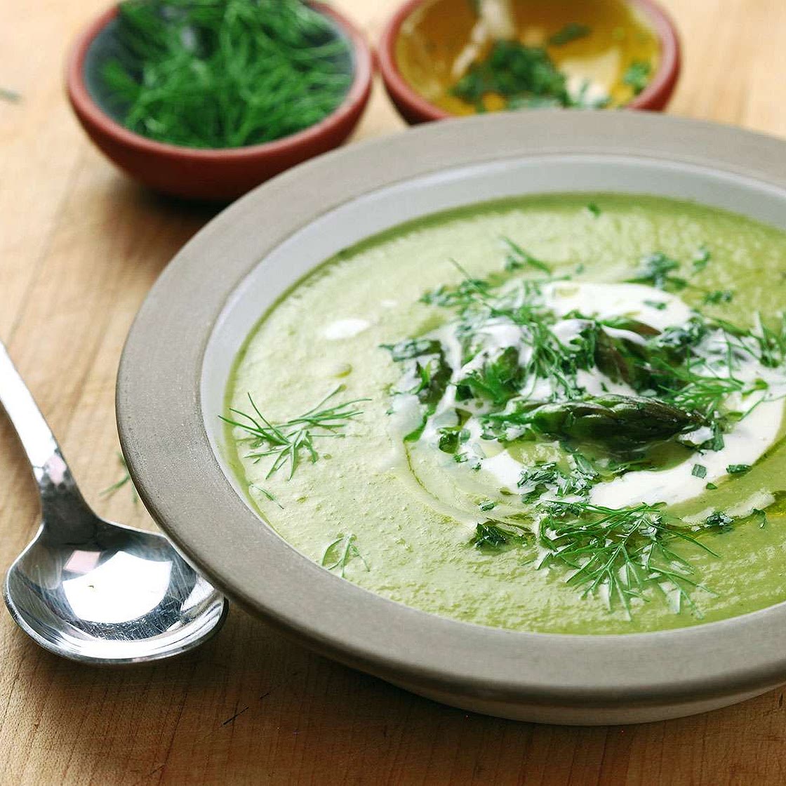 Asparagus and Tarragon Velouté (Dairy-Free Creamy Asparagus Soup) Recipe