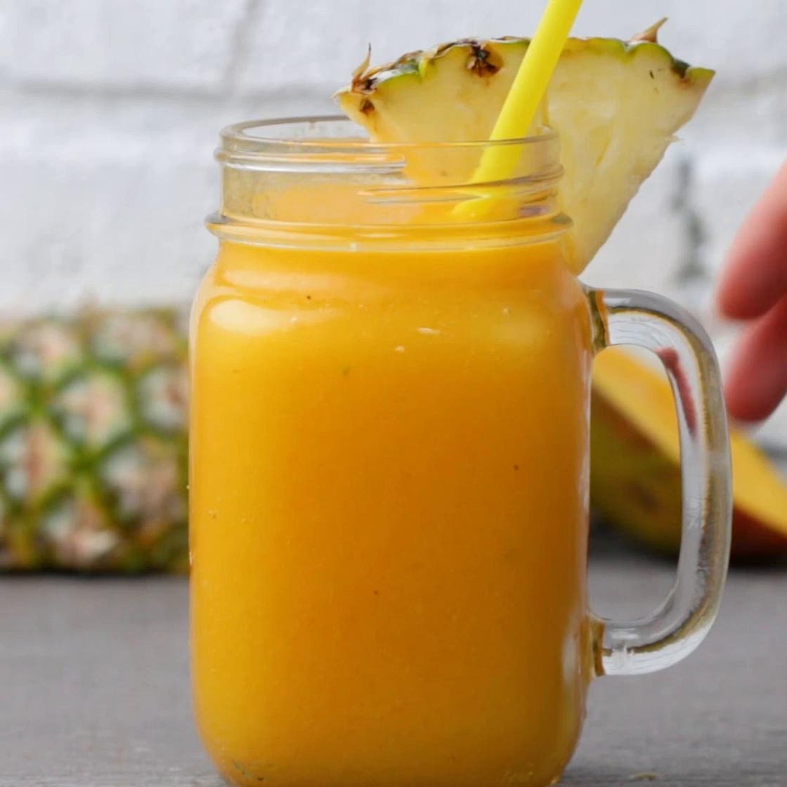 Mango-Pineapple Slushie Recipe by Tasty