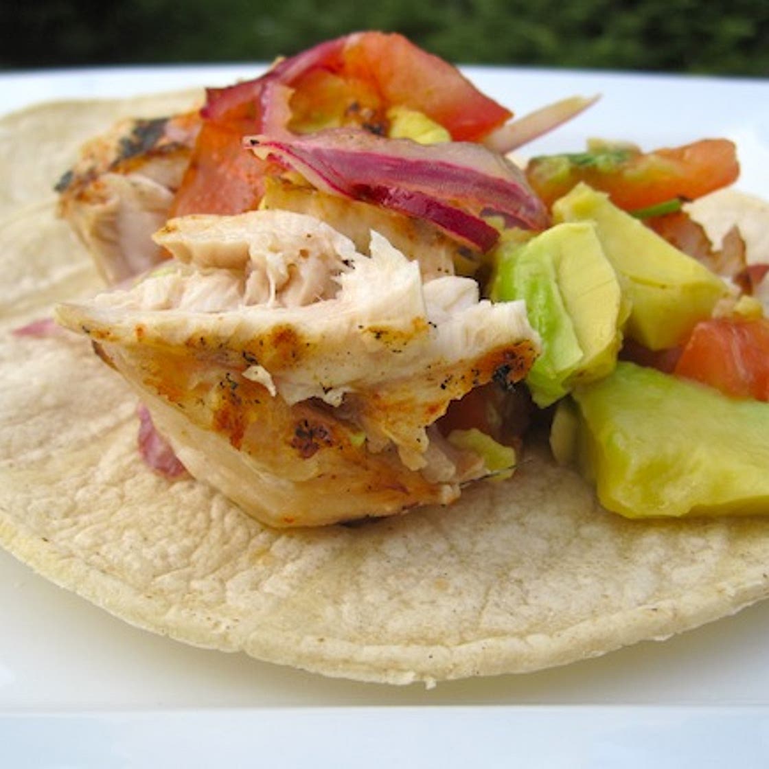 Grilled Swordfish with Avocado Salsa