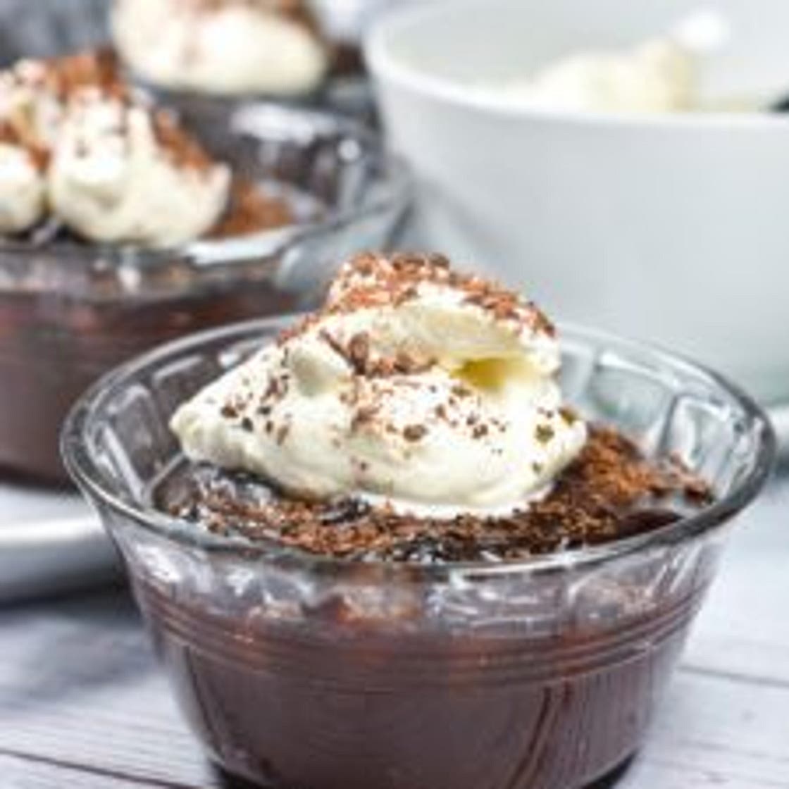 Dark Chocolate Irish Cream Pudding