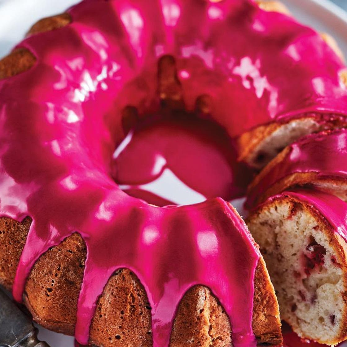 Gâteau Bundt canneberges-betteraves
