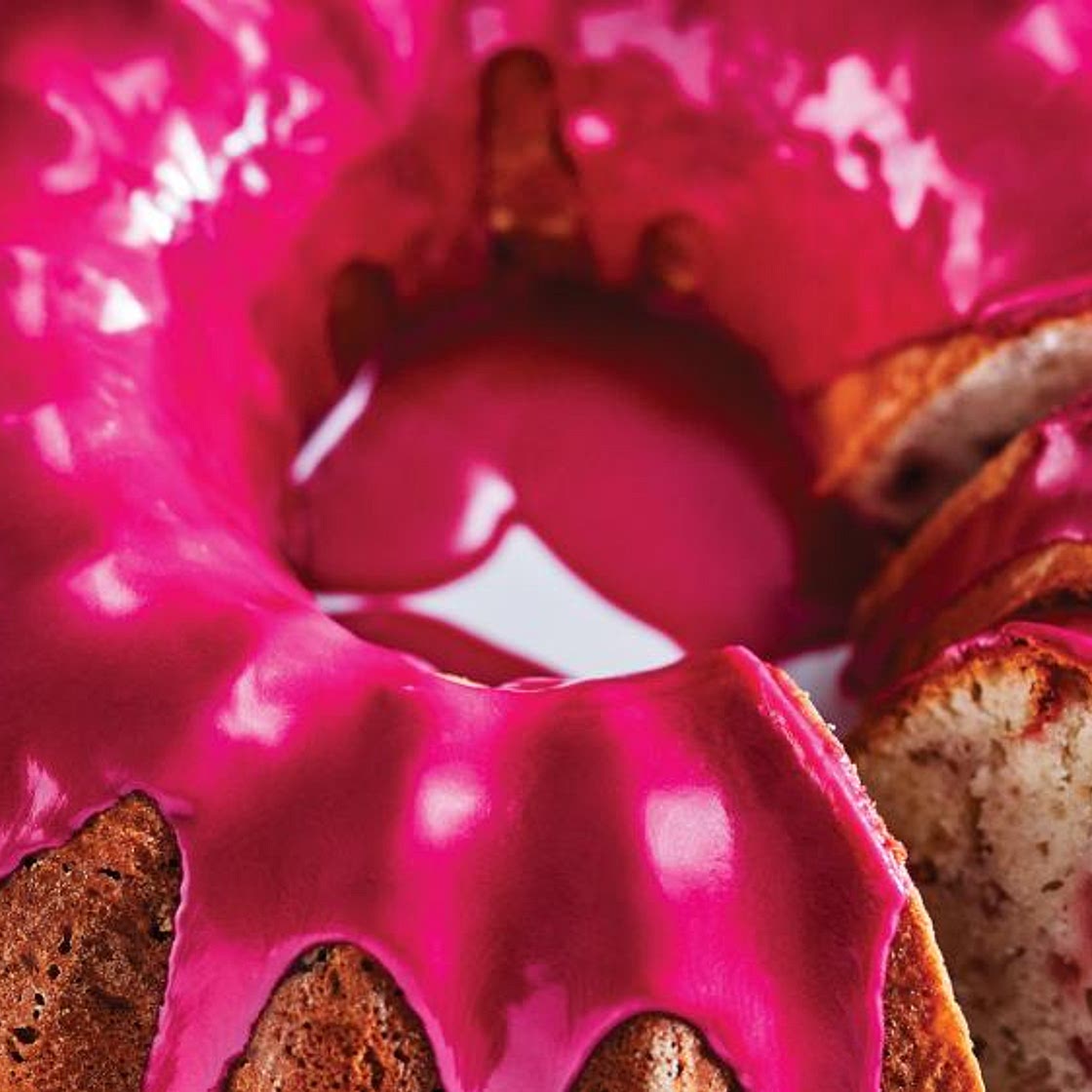Gâteau Bundt canneberges-betteraves