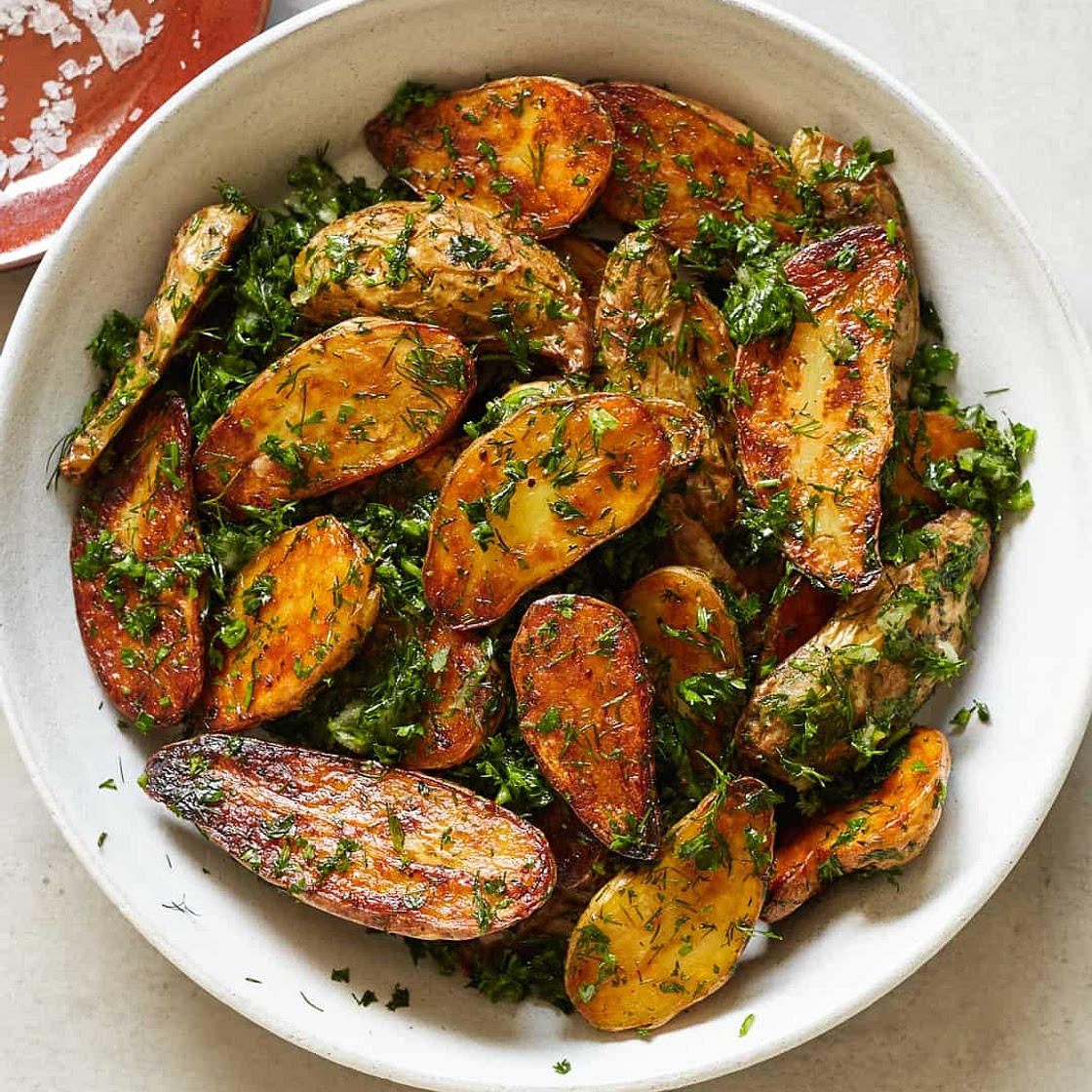 Perfectly Roasted Garlic and Herb Potatoes, Whole30