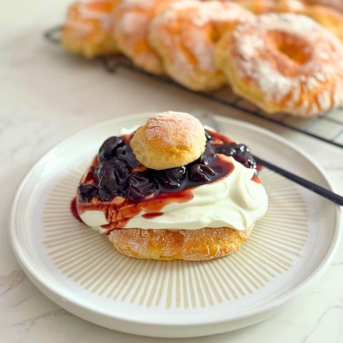 Baked Papanasi (The Romanian Cheese Danish)