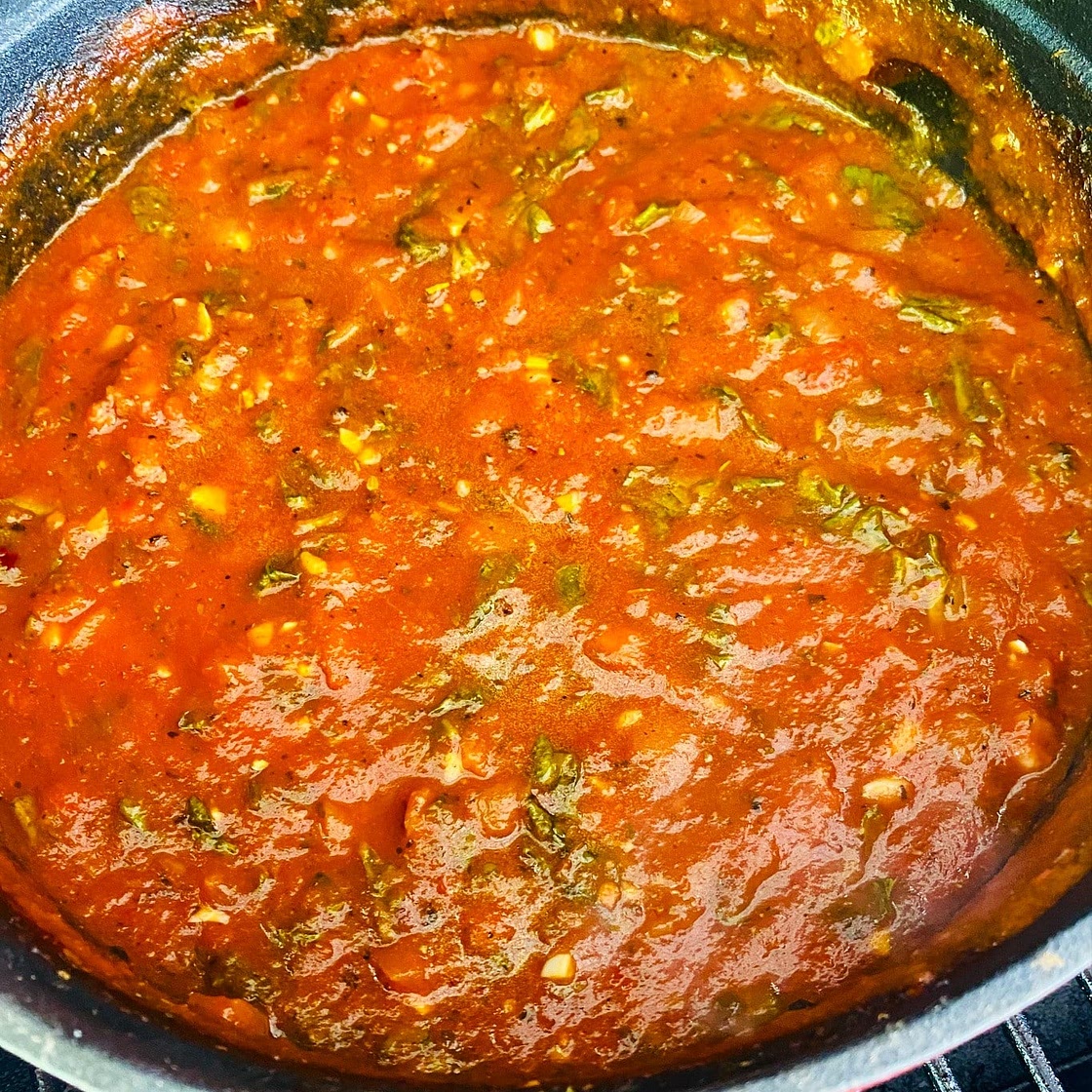 Smoked Italian Spaghetti Sauce