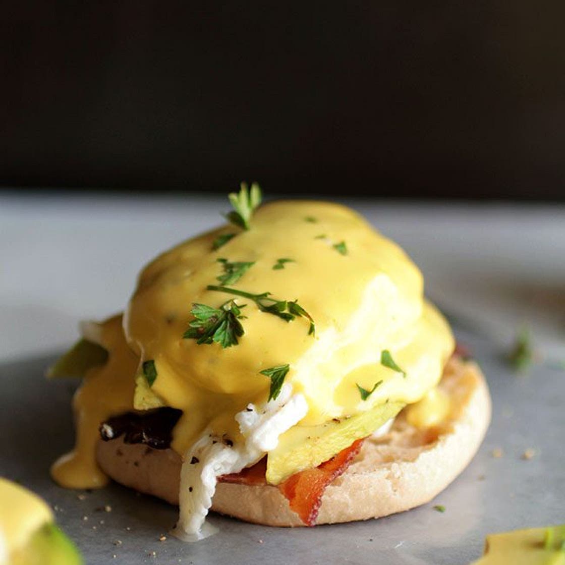Avocado Eggs Benedict