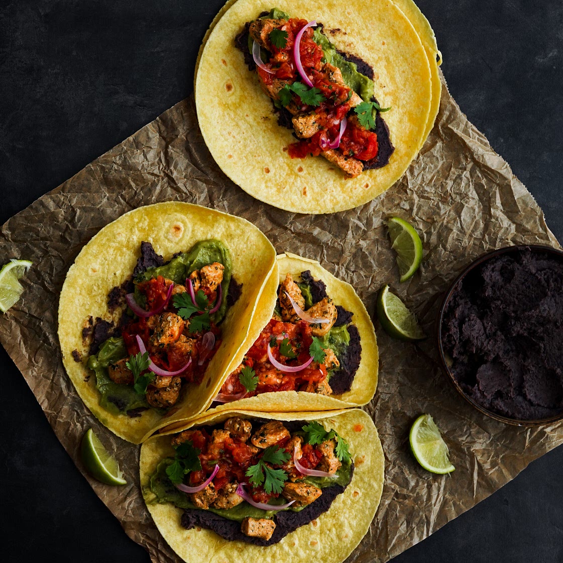 Cajun Chicken Tacos Recipe