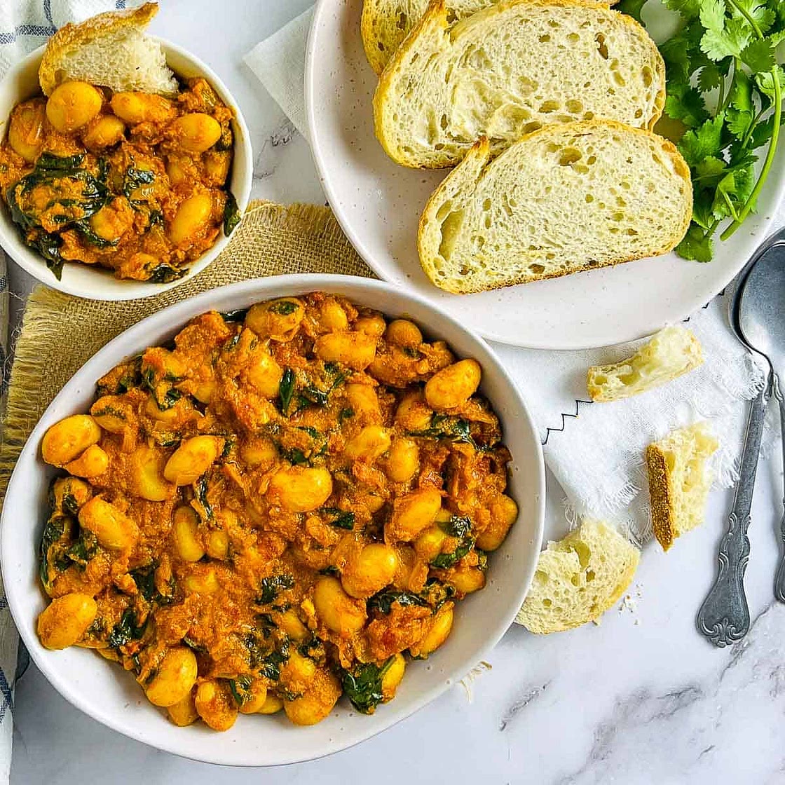 Curried Butter Beans