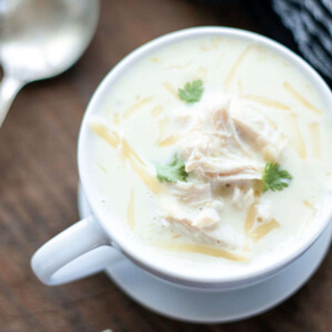 Easy Green Chicken Enchilada Soup - Low Carb & Keto