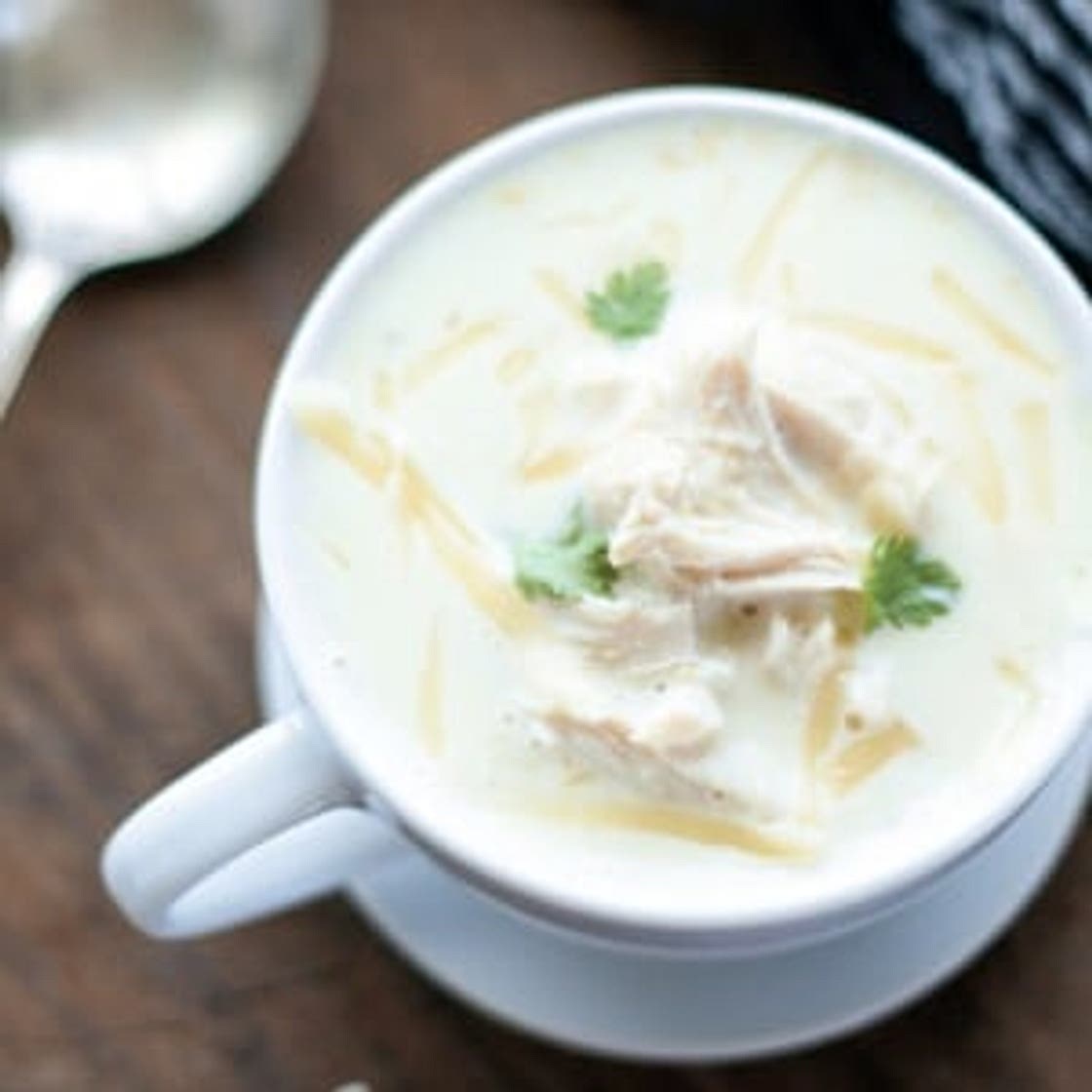 Easy Green Chicken Enchilada Soup - Low Carb & Keto