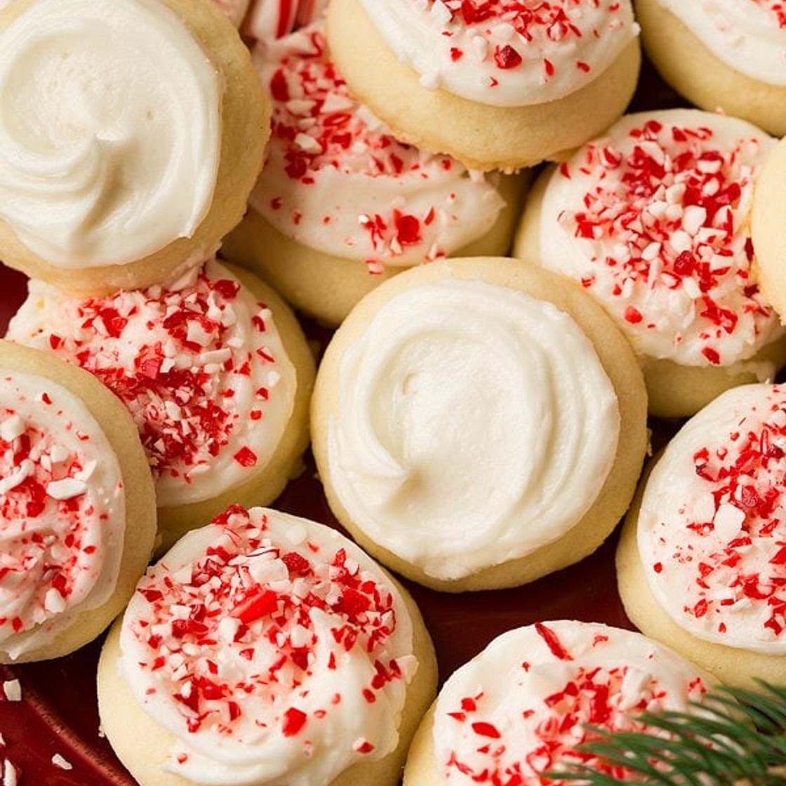Peppermint Meltaway Cookies