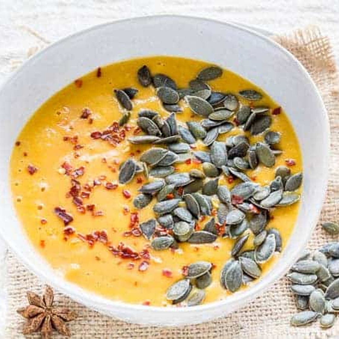 Butternut Squash Soup with Star Anise {Vegan, GF}