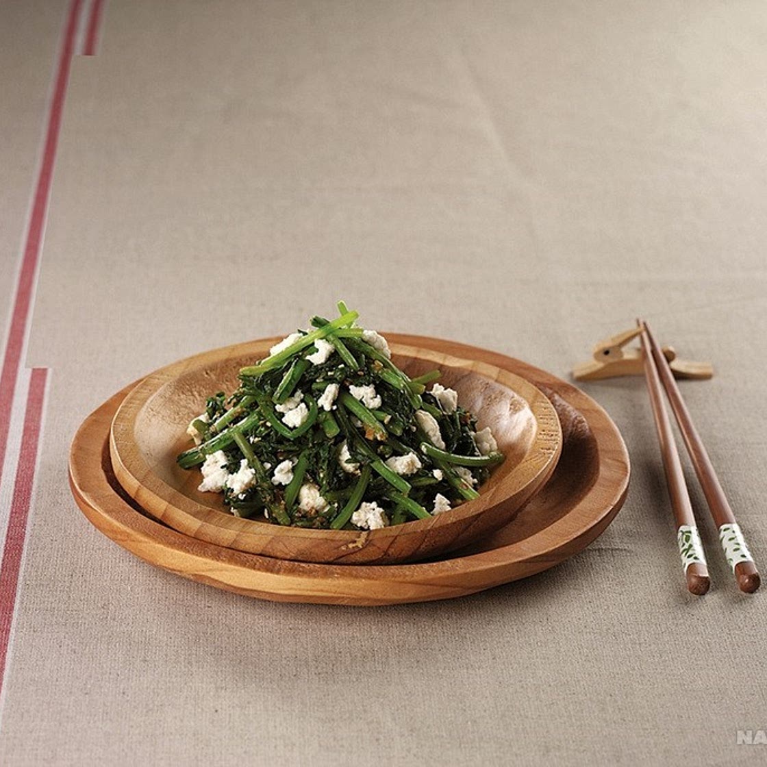 쑥갓 두부무침 만드는 법