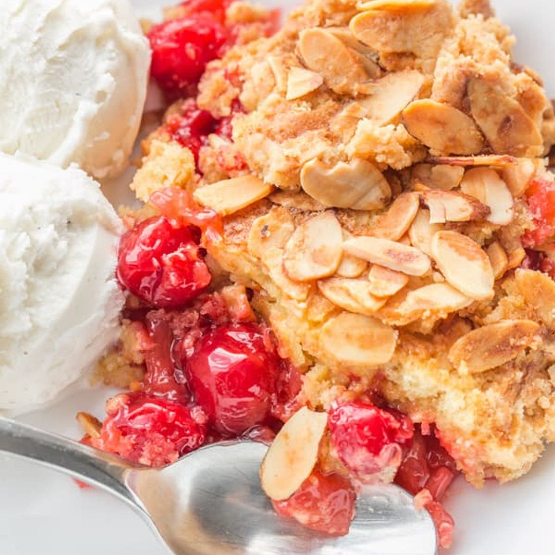 Easy Pineapple Cherry Dump Cake