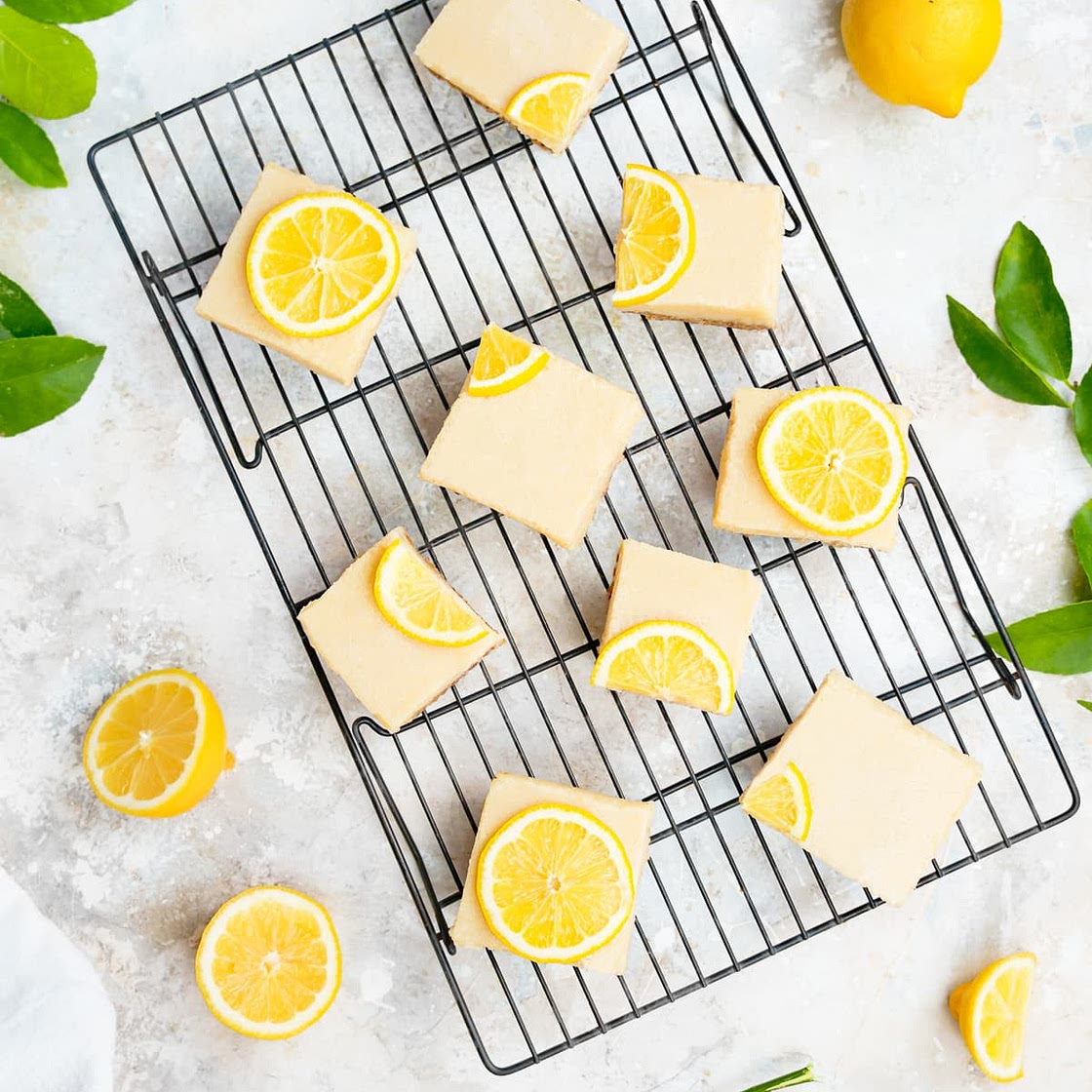 Creamy Vegan Lemon Bars