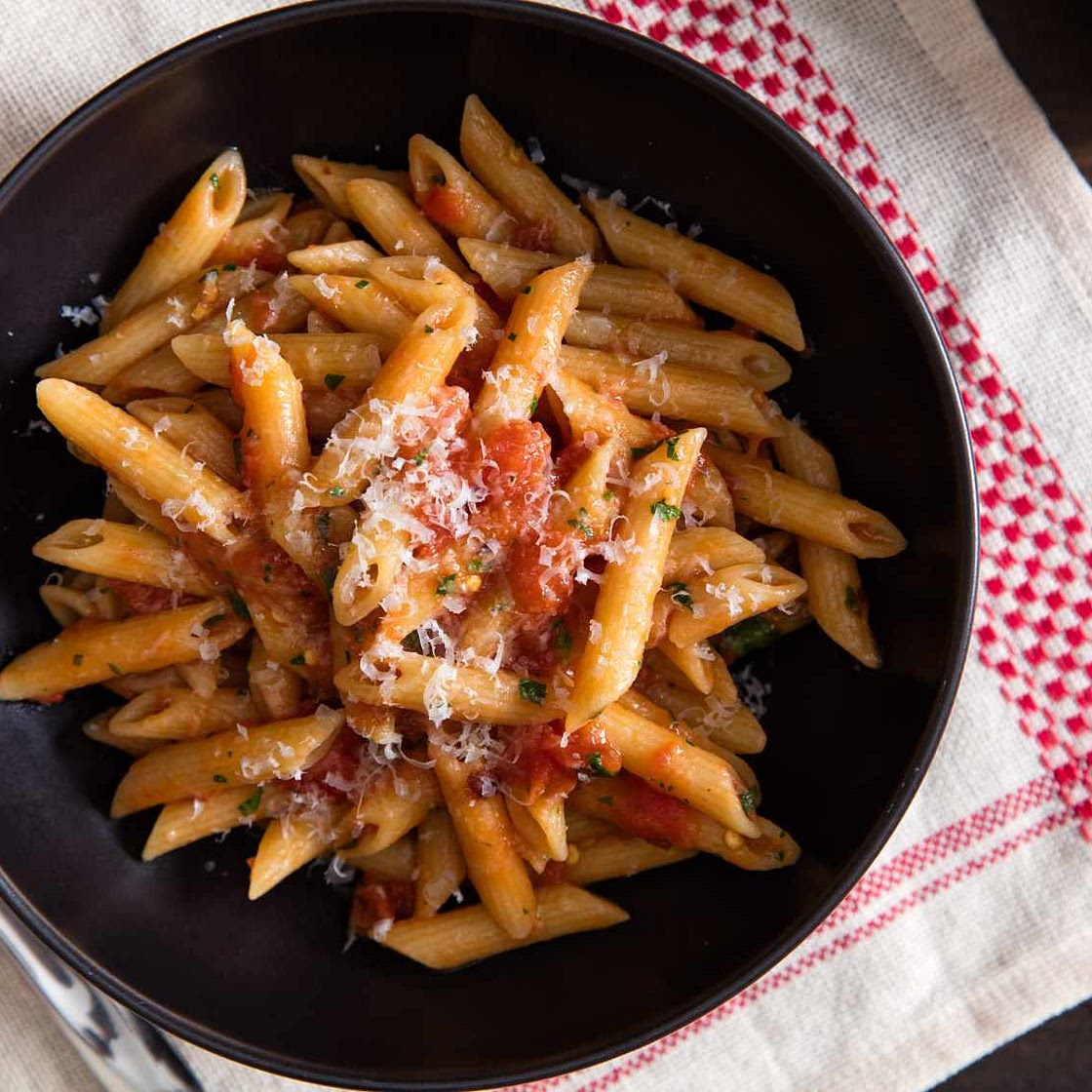 Penne With Hot-as-You-Dare Arrabbiata Sauce Recipe