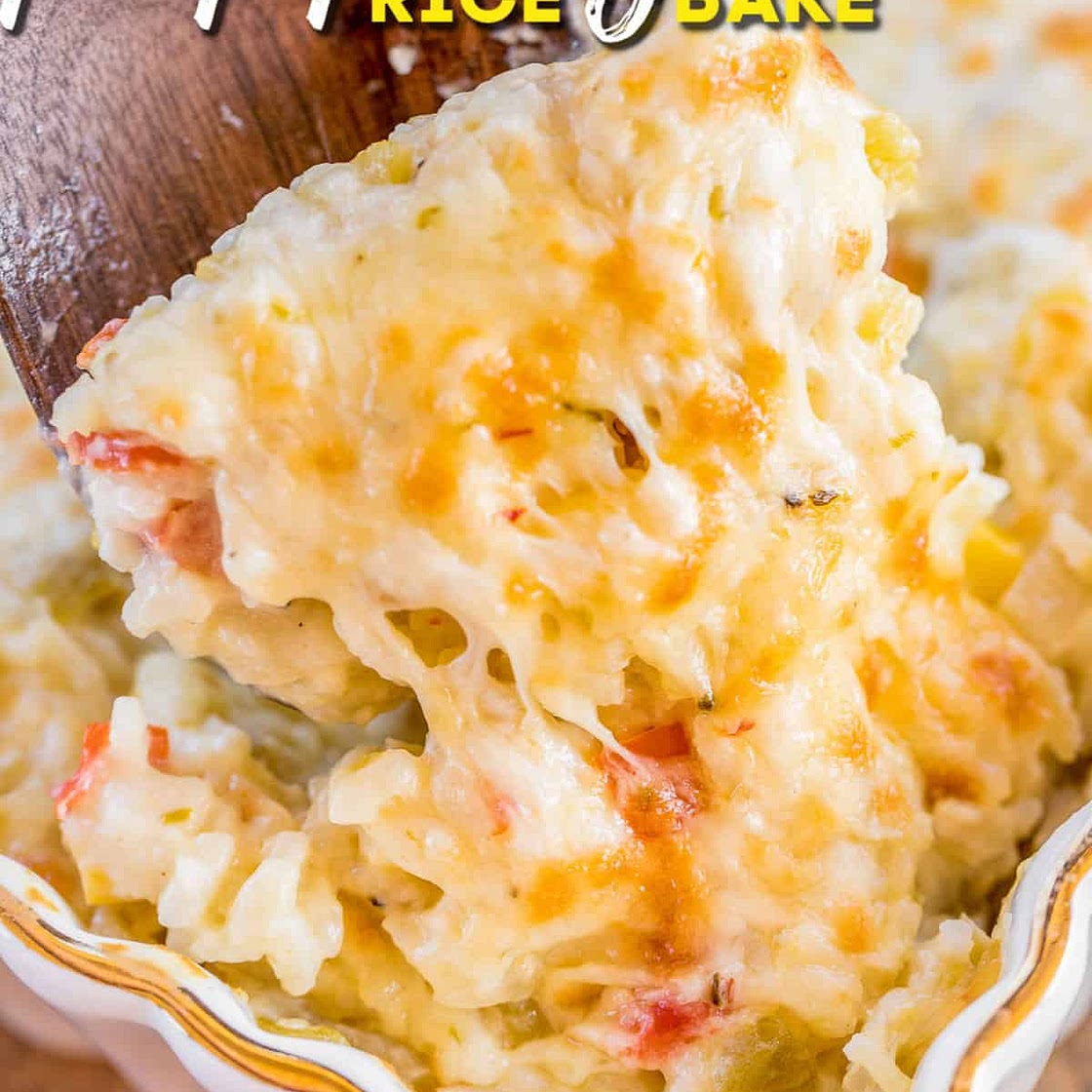 Pepper Jack Rice Bake