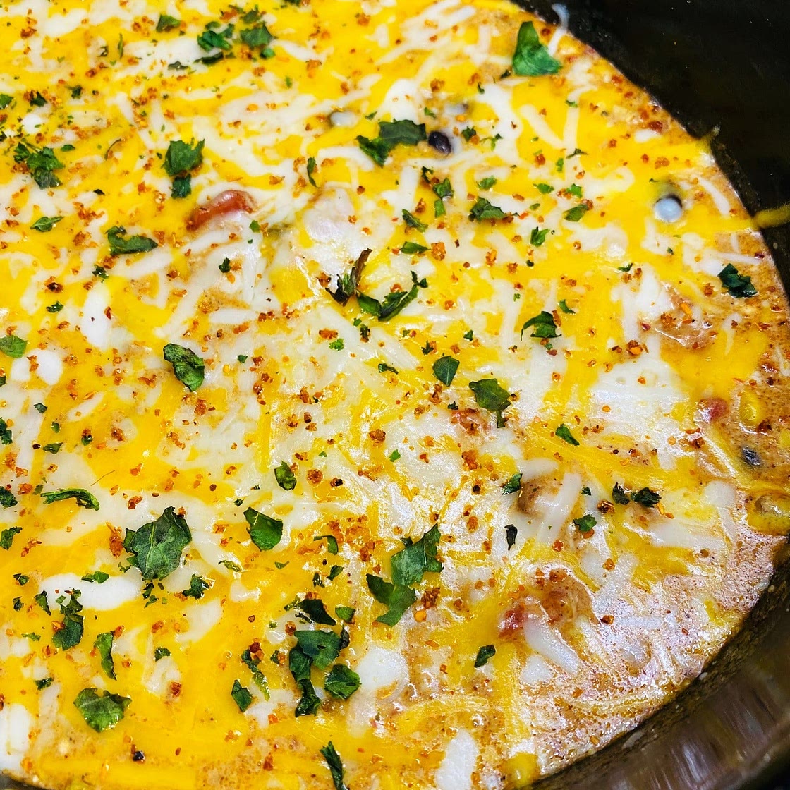 Slow Cooker Chicken Taco Dip