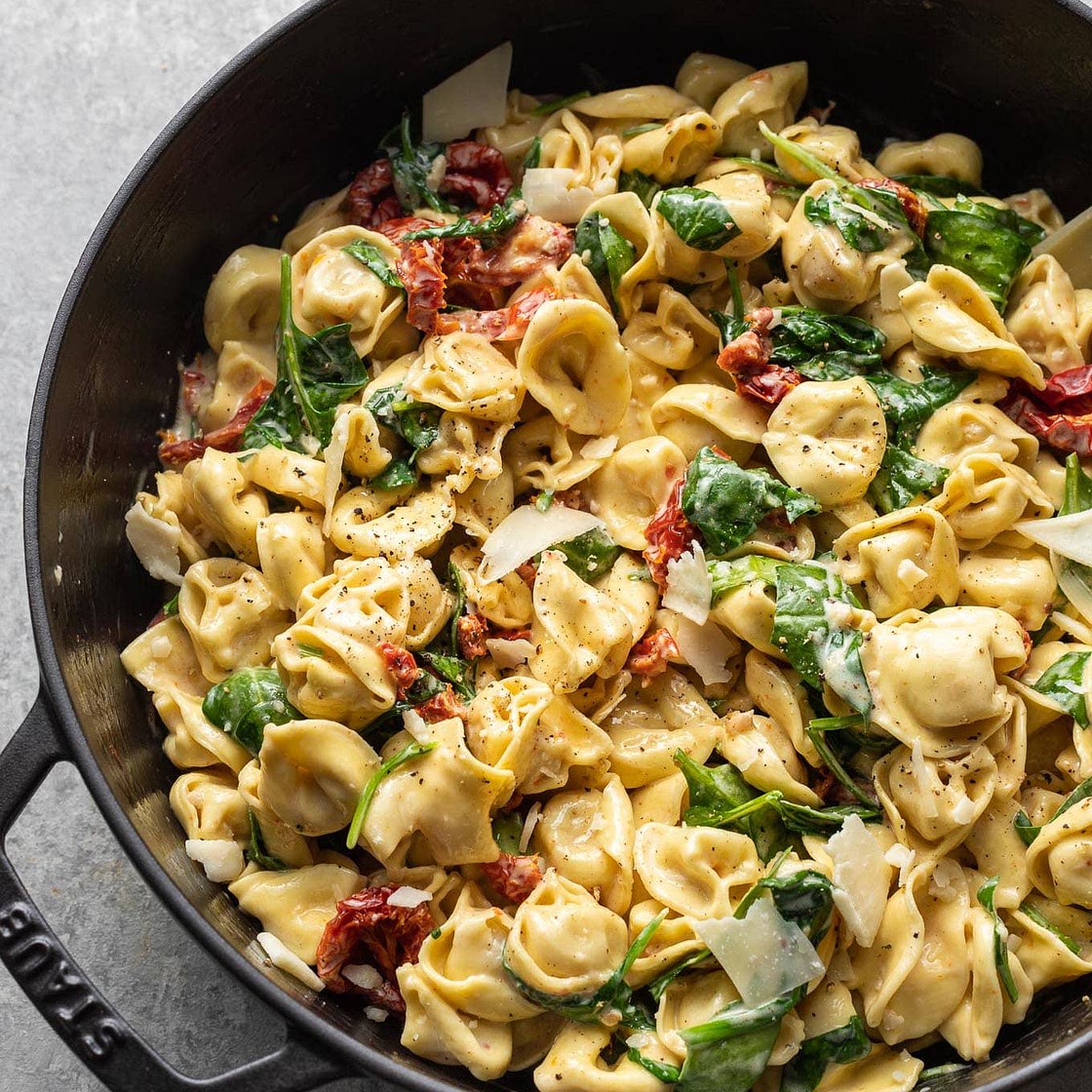 Creamy Tuscan Tortellini