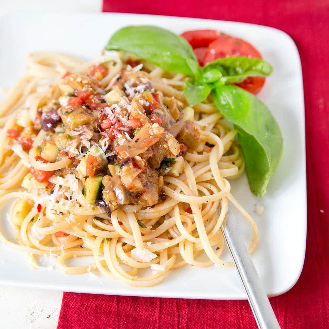 Pasta alla Caponata