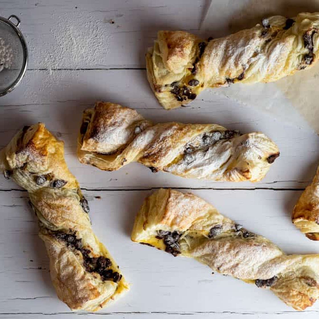 Puff Pastry Chocolate Twists