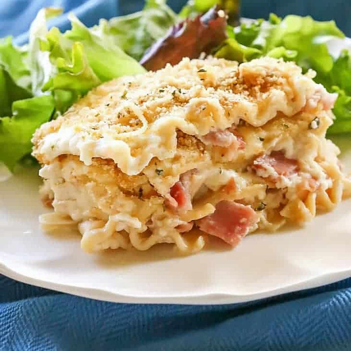 Chicken Cordon Bleu Lasagna
