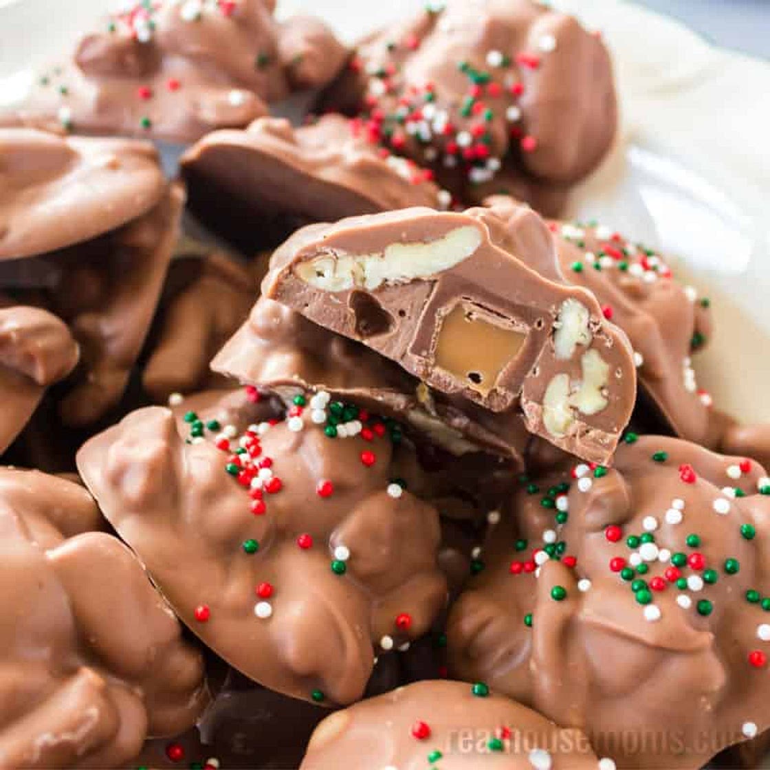 Slow Cooker Chocolate Turtles