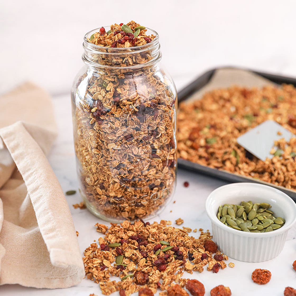 Oil-Free Pumpkin Spice Granola