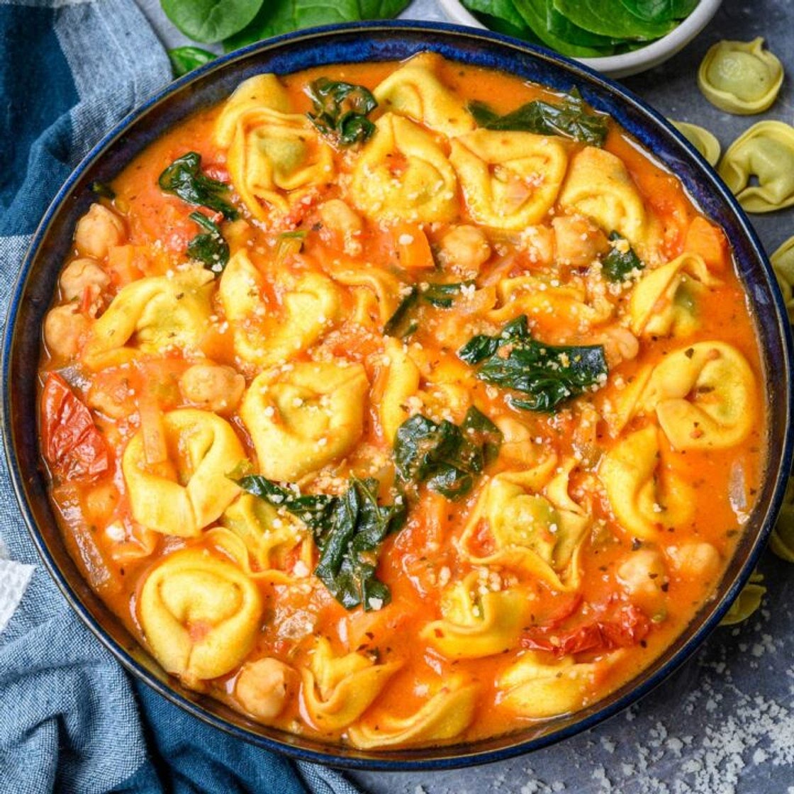 Vegan Tortellini Soup