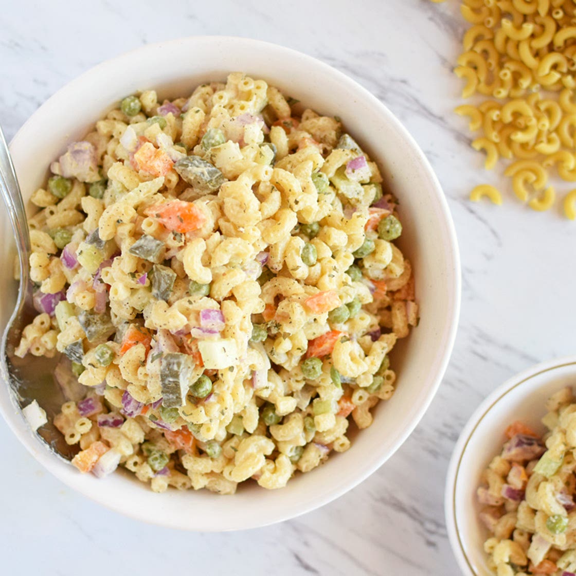 Vegan Macaroni Salad without mayo