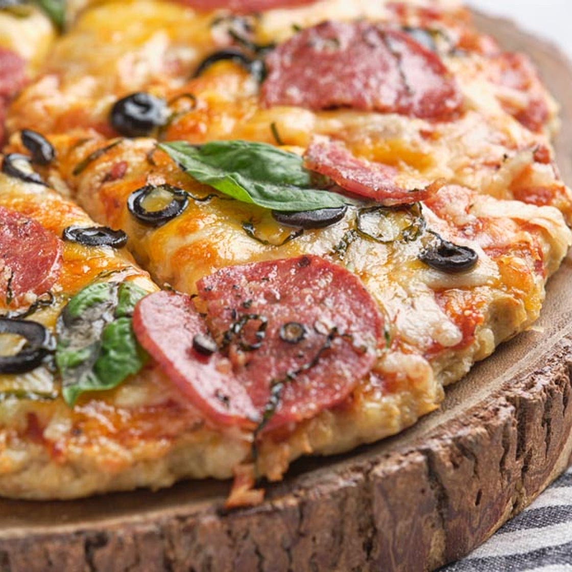 Keto Chicken Crust Pizza