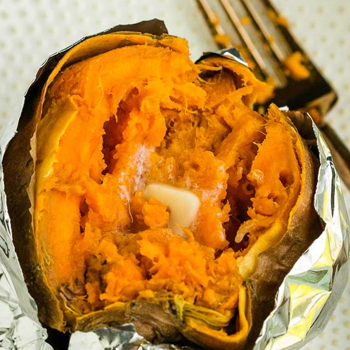 Microwave Baked Sweet Potato Recipe
