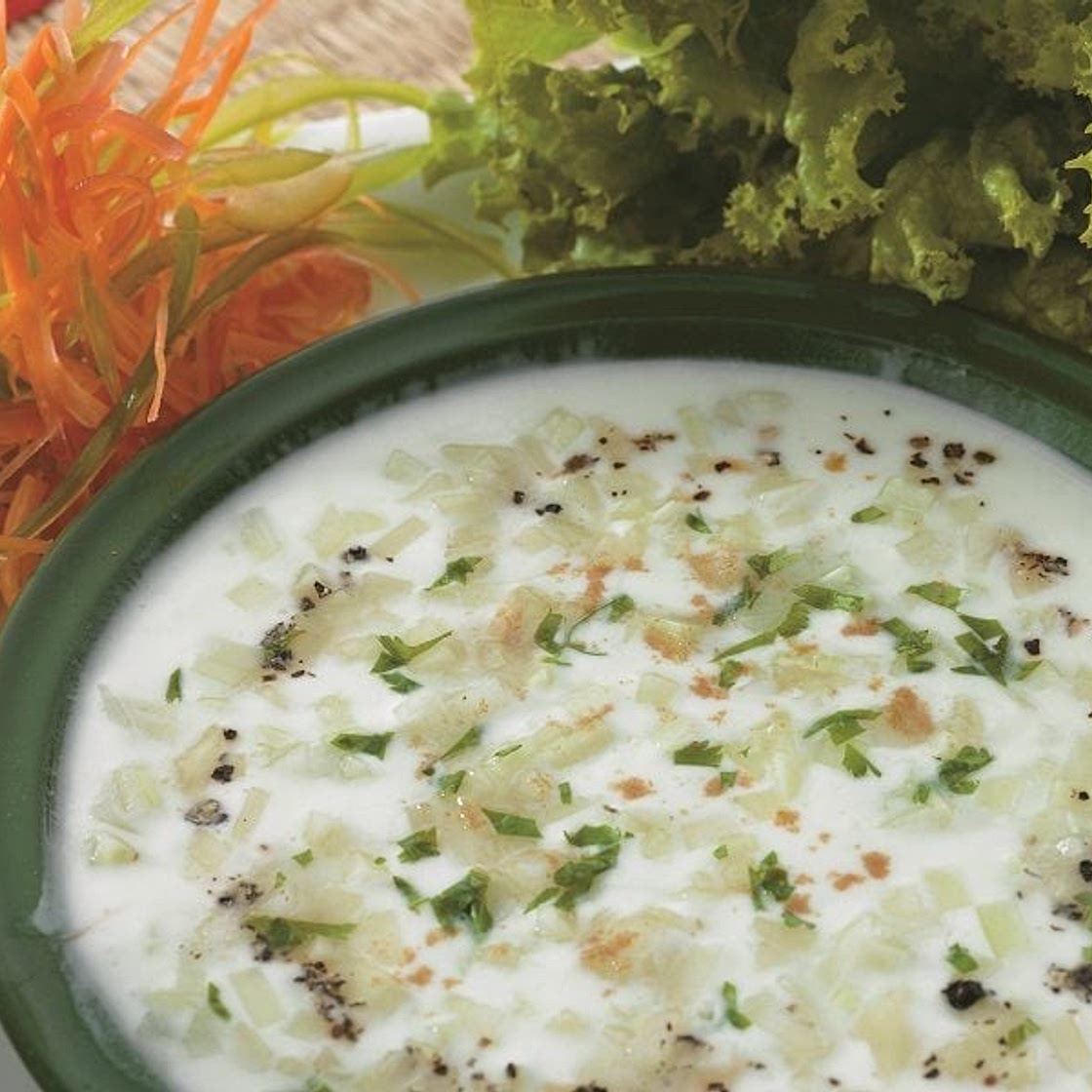 Raitha with cucumber kheera