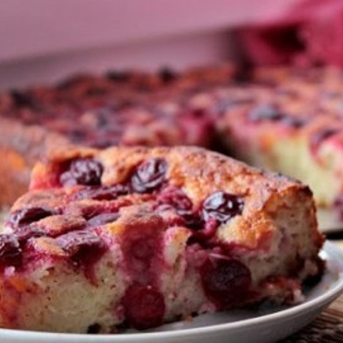 Semolina Pudding with Cherries Poltava