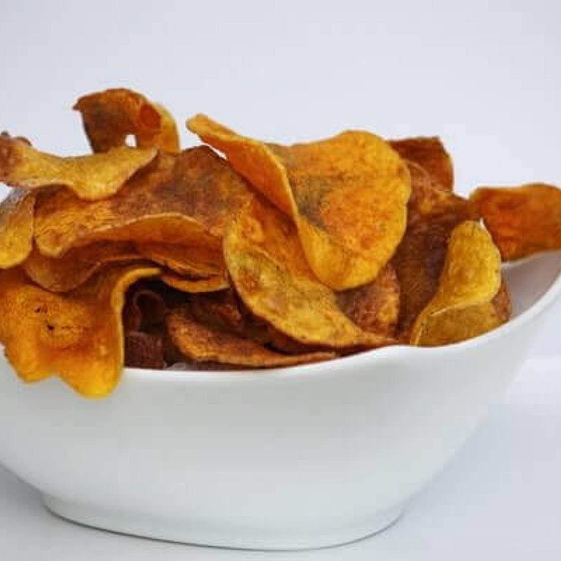 Crispy Sour Cream & Onion Chips Made from Butternut Squash