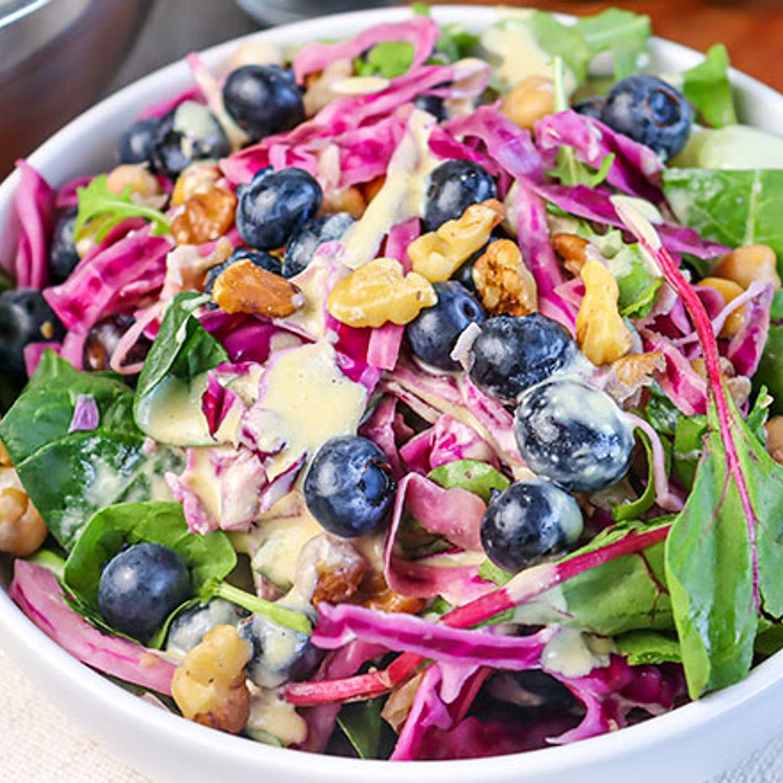 Blueberry Chickpea Salad