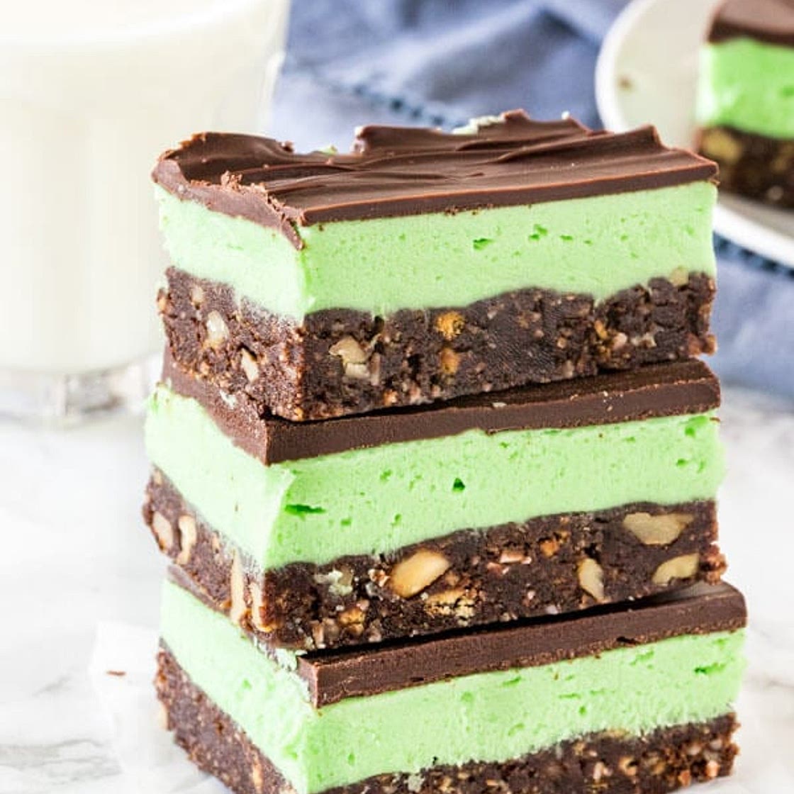 Mint Nanaimo Bars