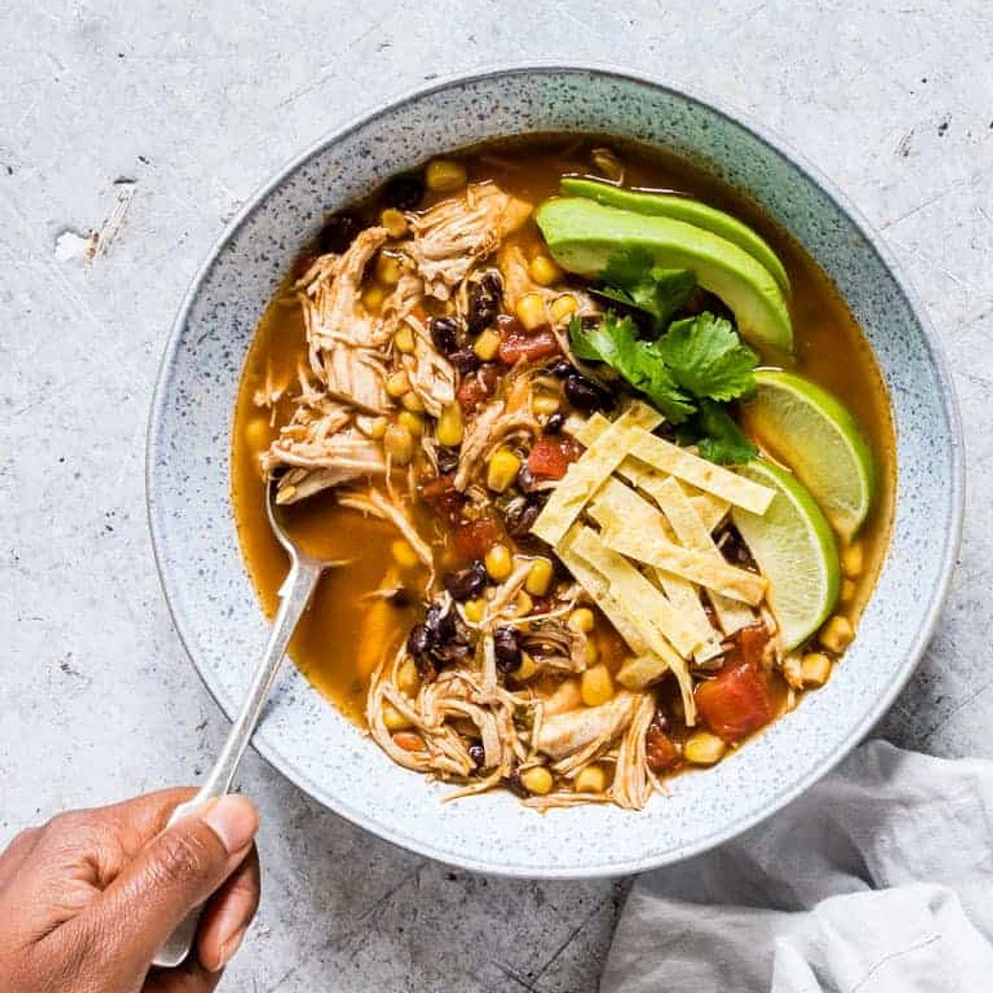Instant Pot Chicken Tortilla Soup