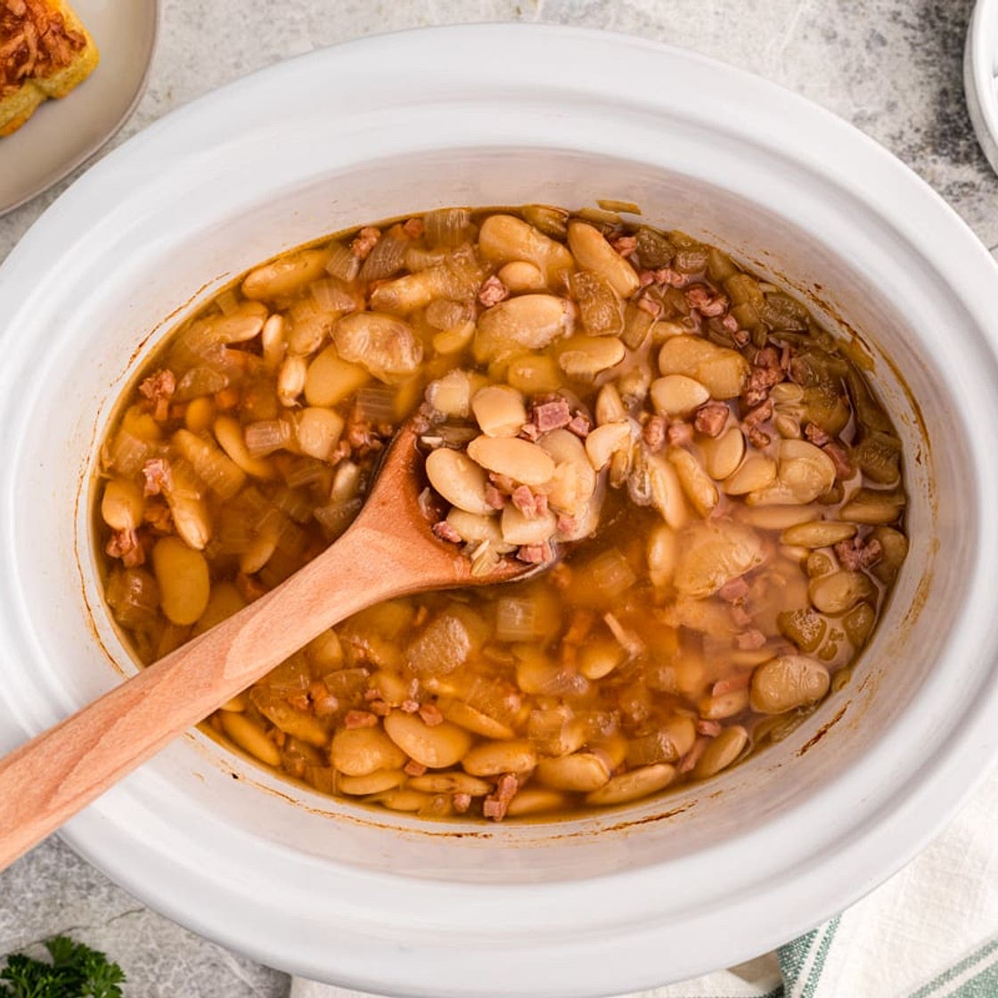 Slow Cooker Lima Beans