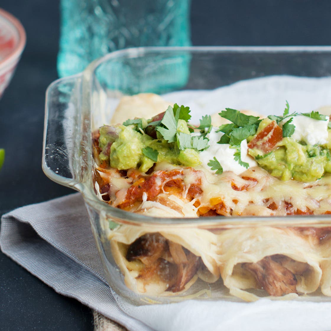 Chicken enchiladas