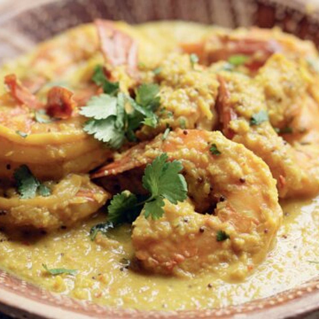 Keralan king prawn curry